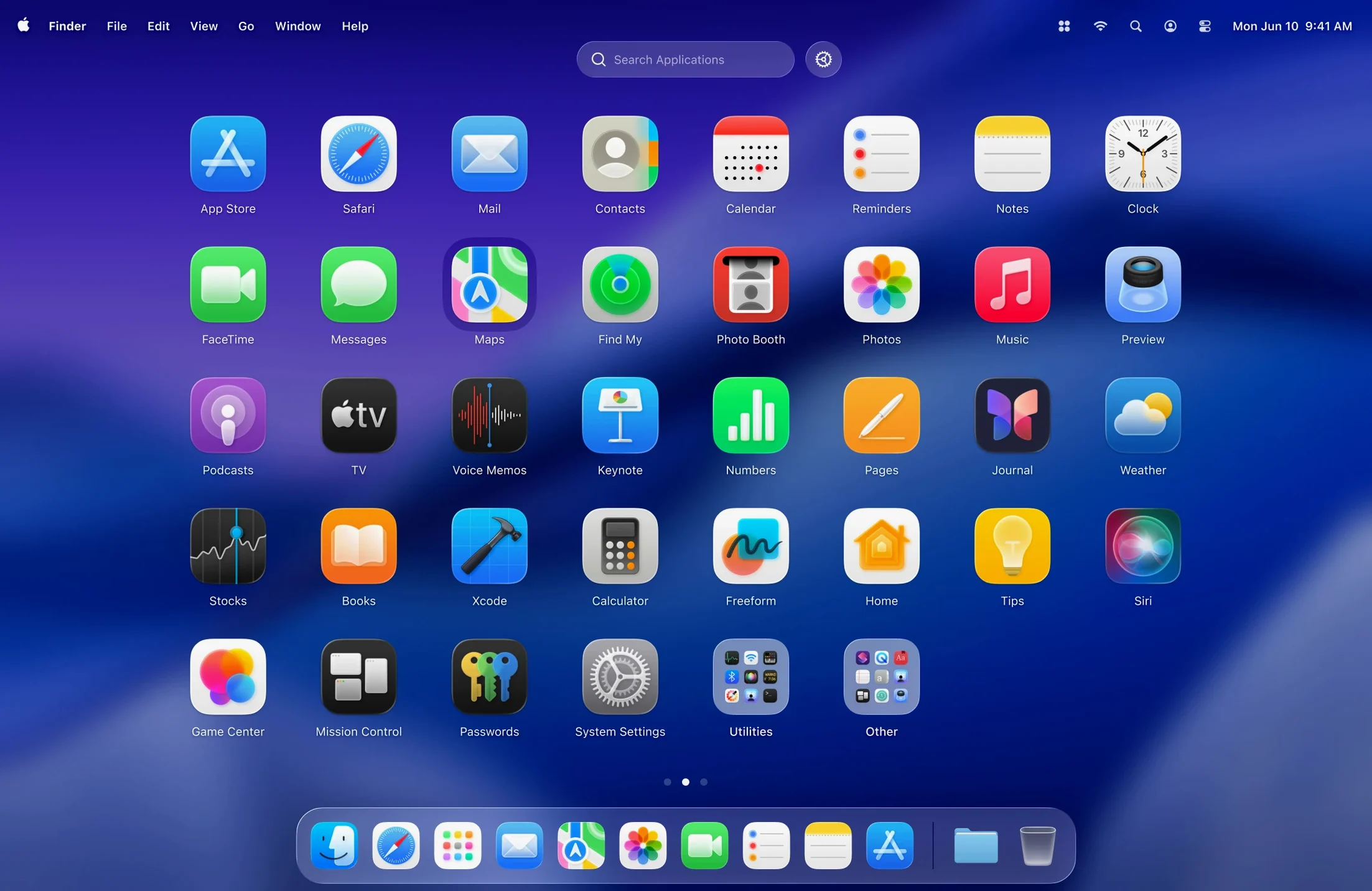 launchos download — window overview