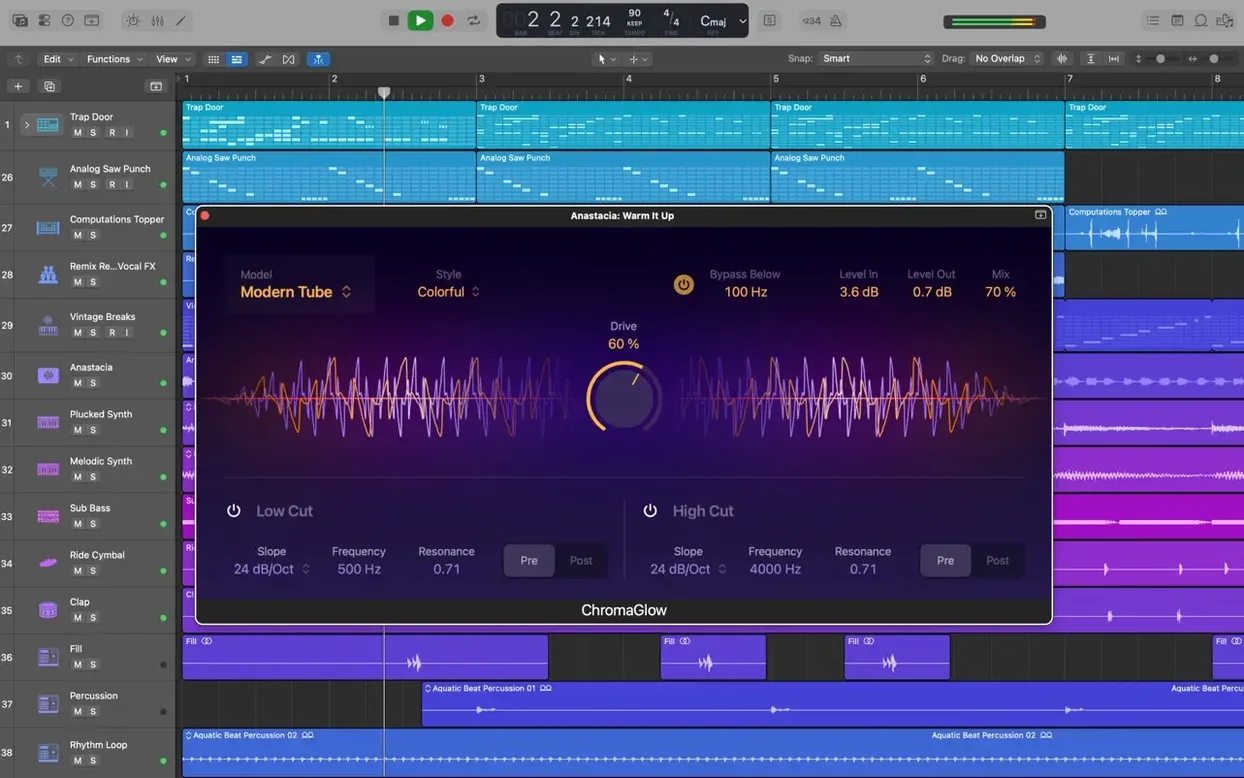 Logic Pro detail view 3