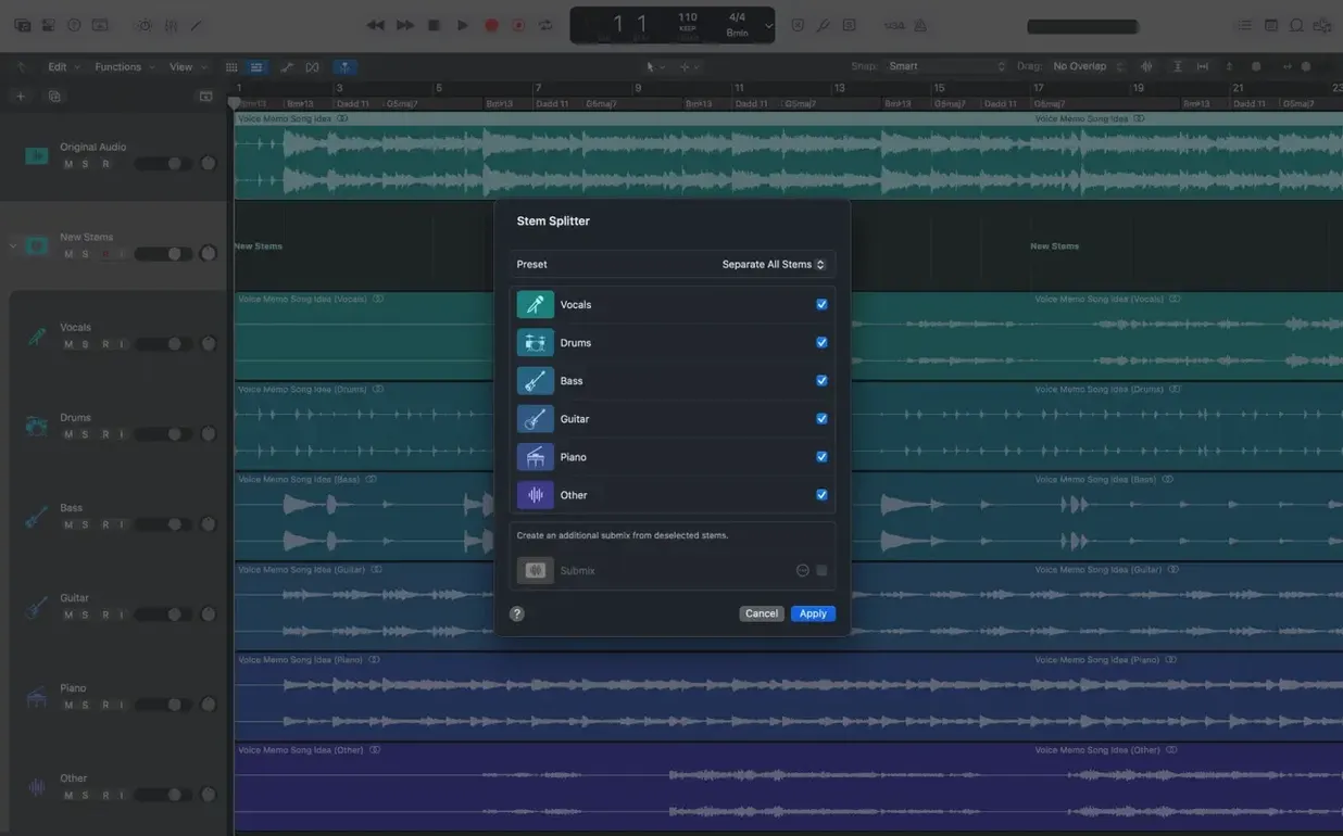 Logic Pro detail view 4