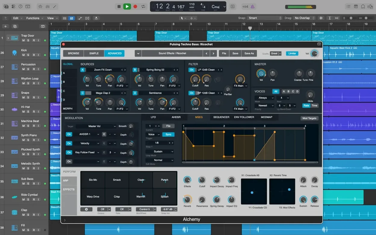 Logic Pro mode 8