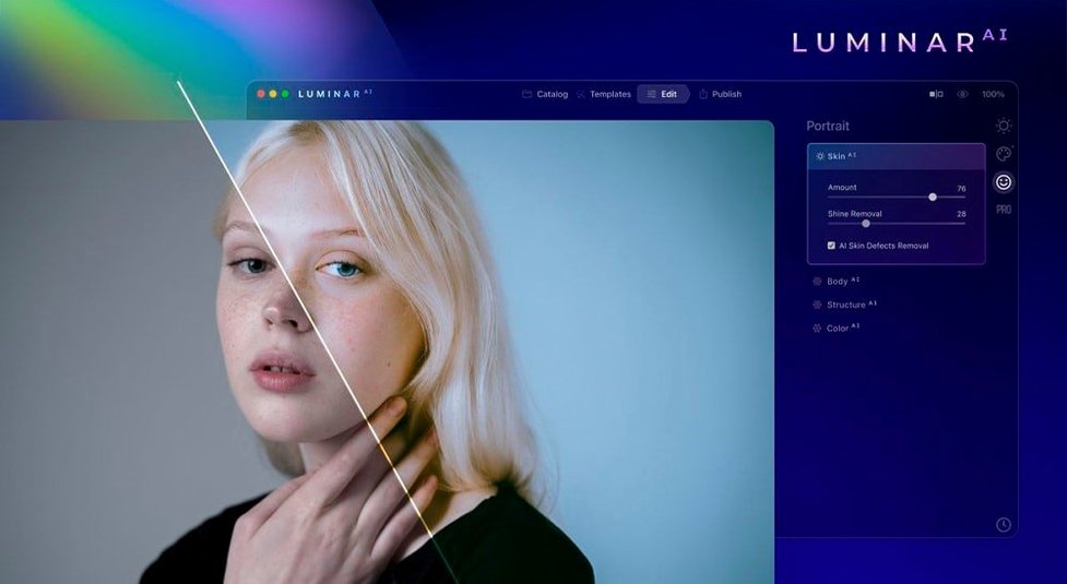 luminar ai 1.5.5 — window overview