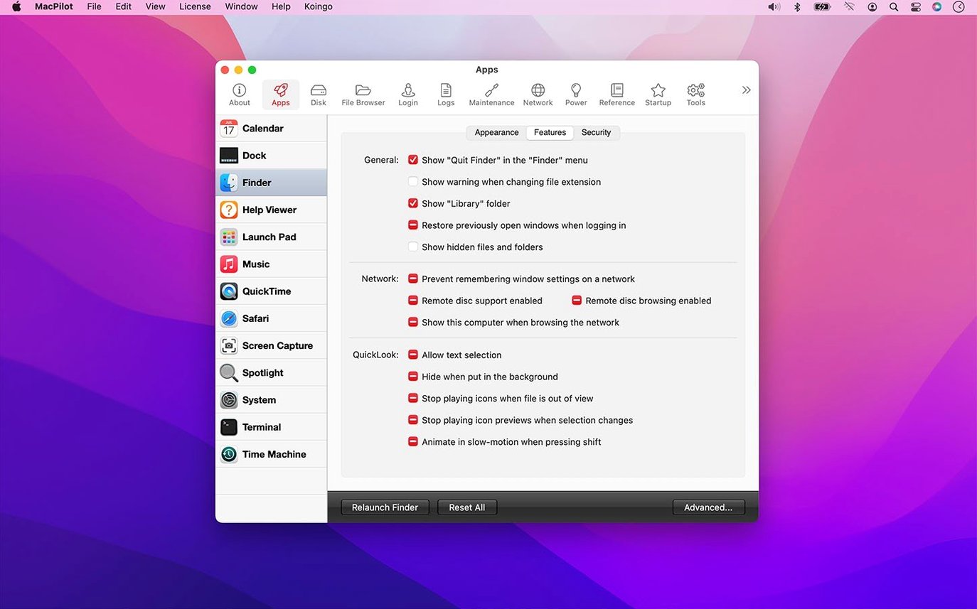macpilot torrent mac — window overview