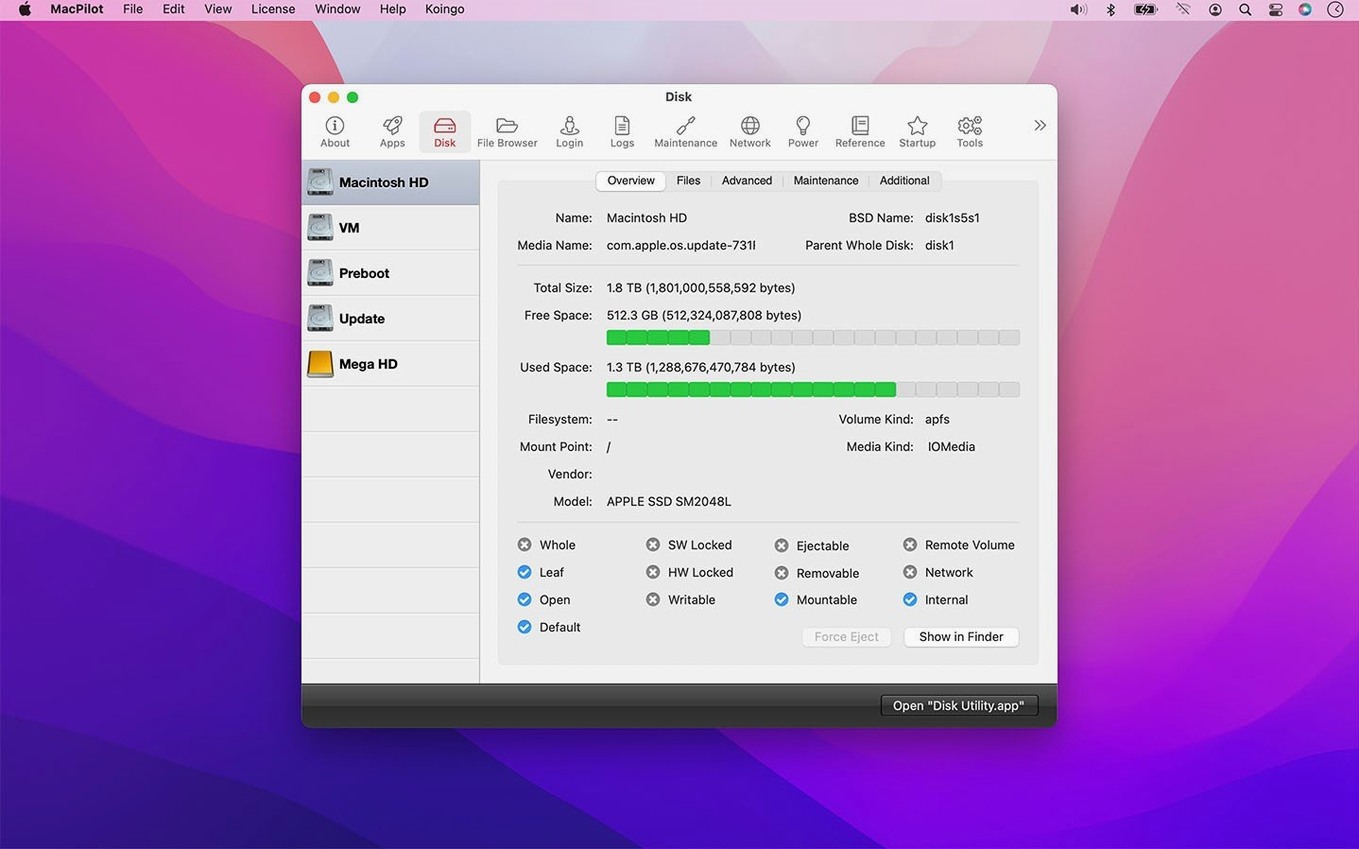 MacPilot mode 2