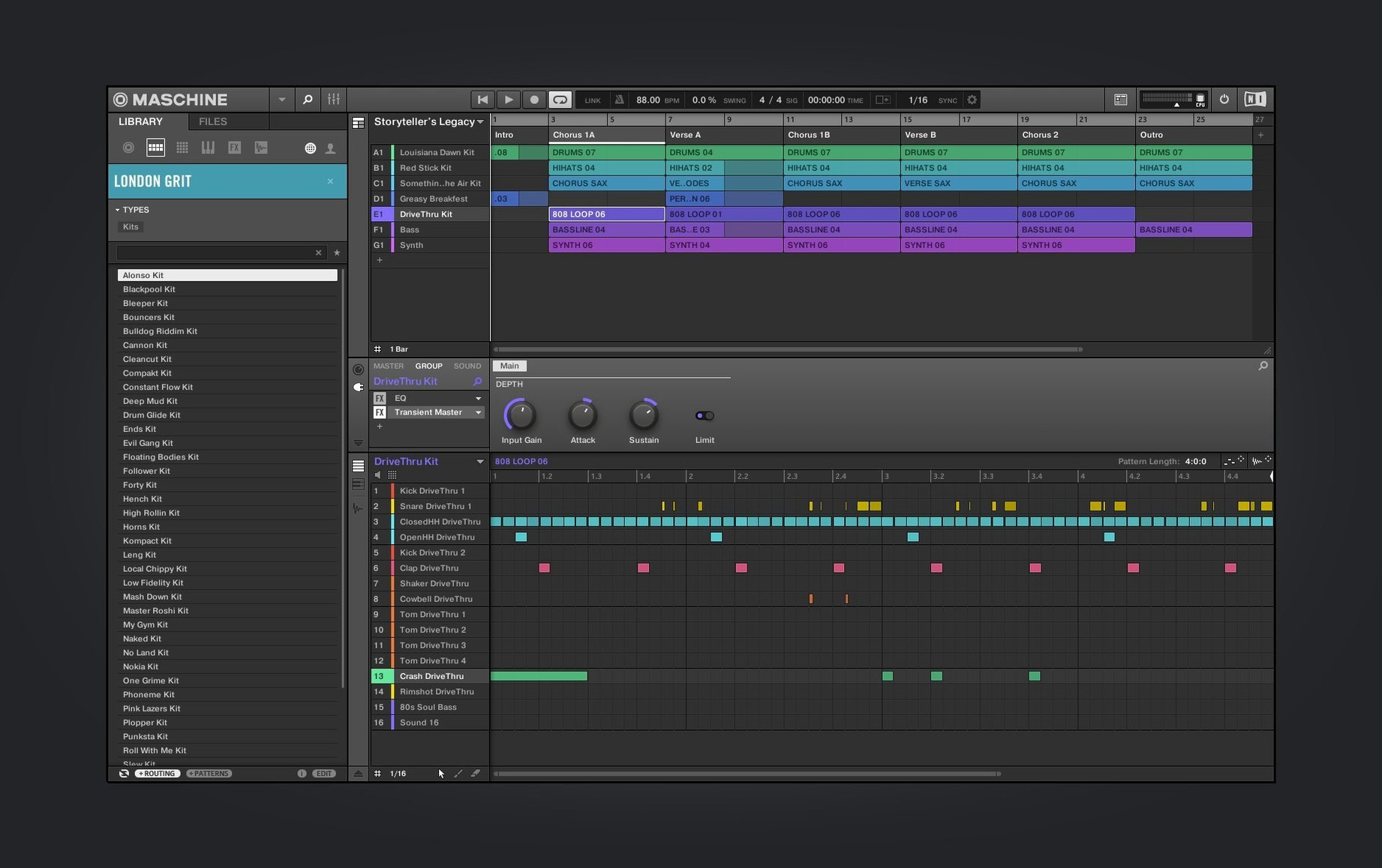 Maschine detail view 2
