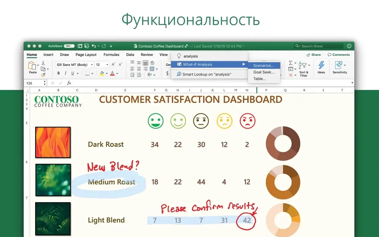 Microsoft Excel mode 2