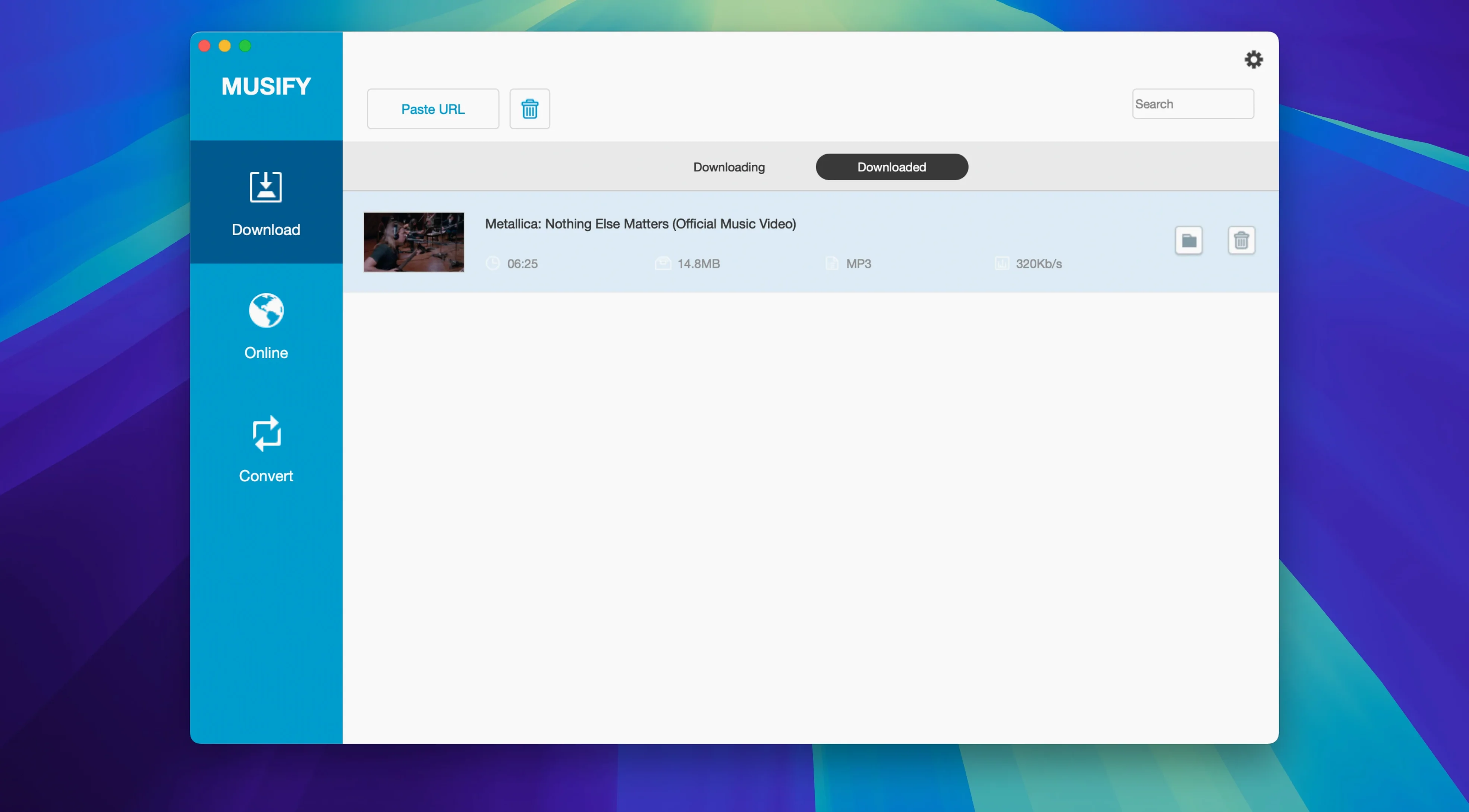 Musify detail view 3