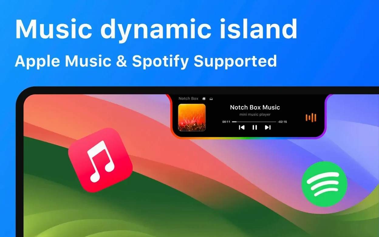 notch box download start screen