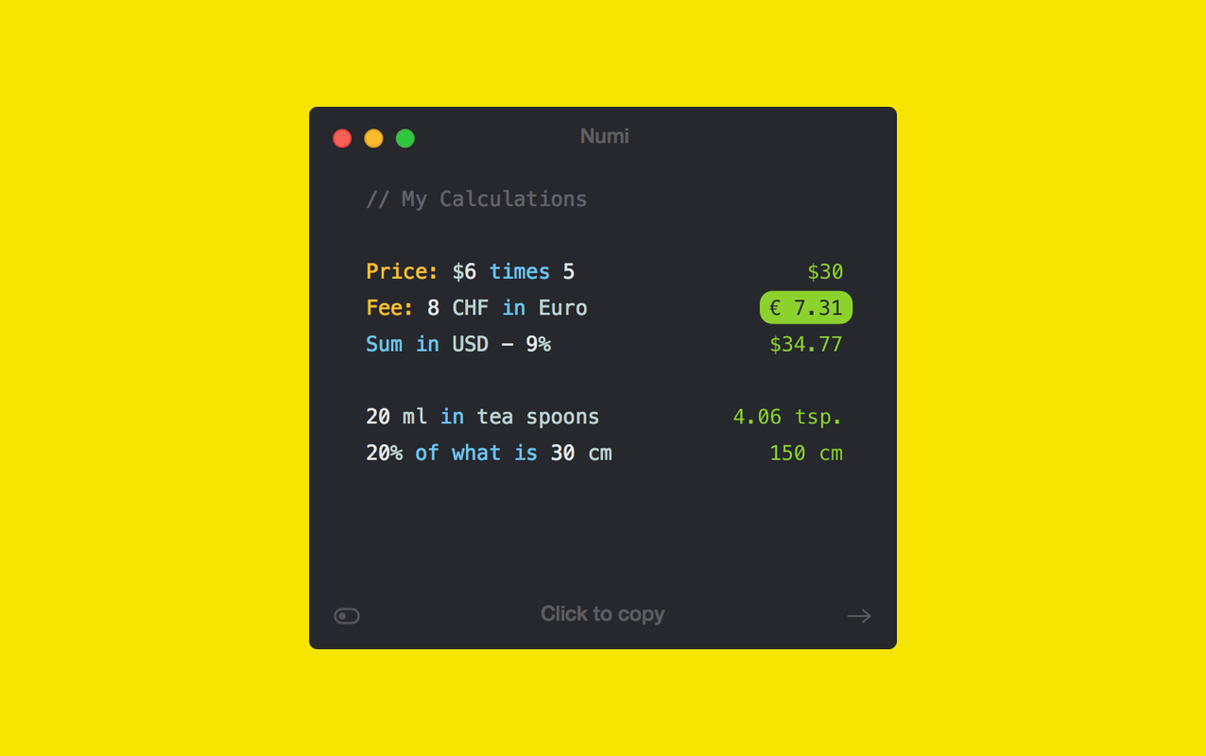 numi mac torrent — window overview