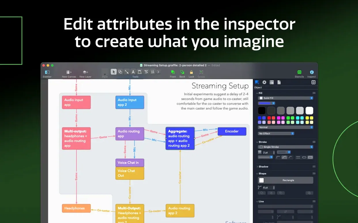 OmniGraffle Pro mode 3