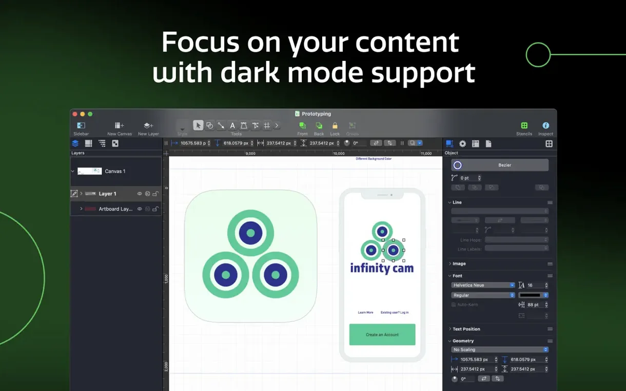 OmniGraffle Pro mode 4