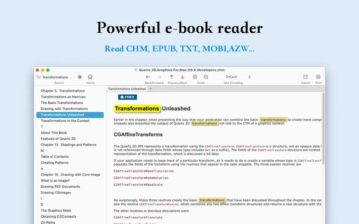 OmniReader Pro detail view 2