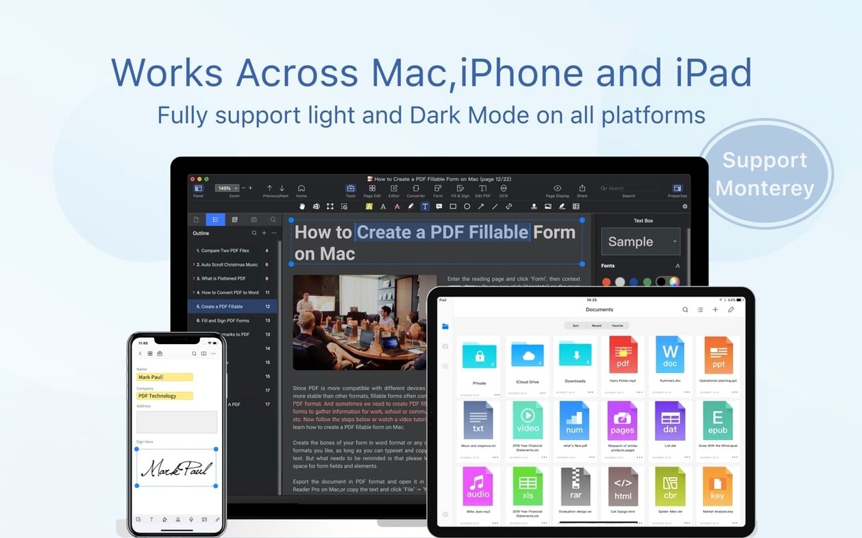 PDF Reader Pro mode 8