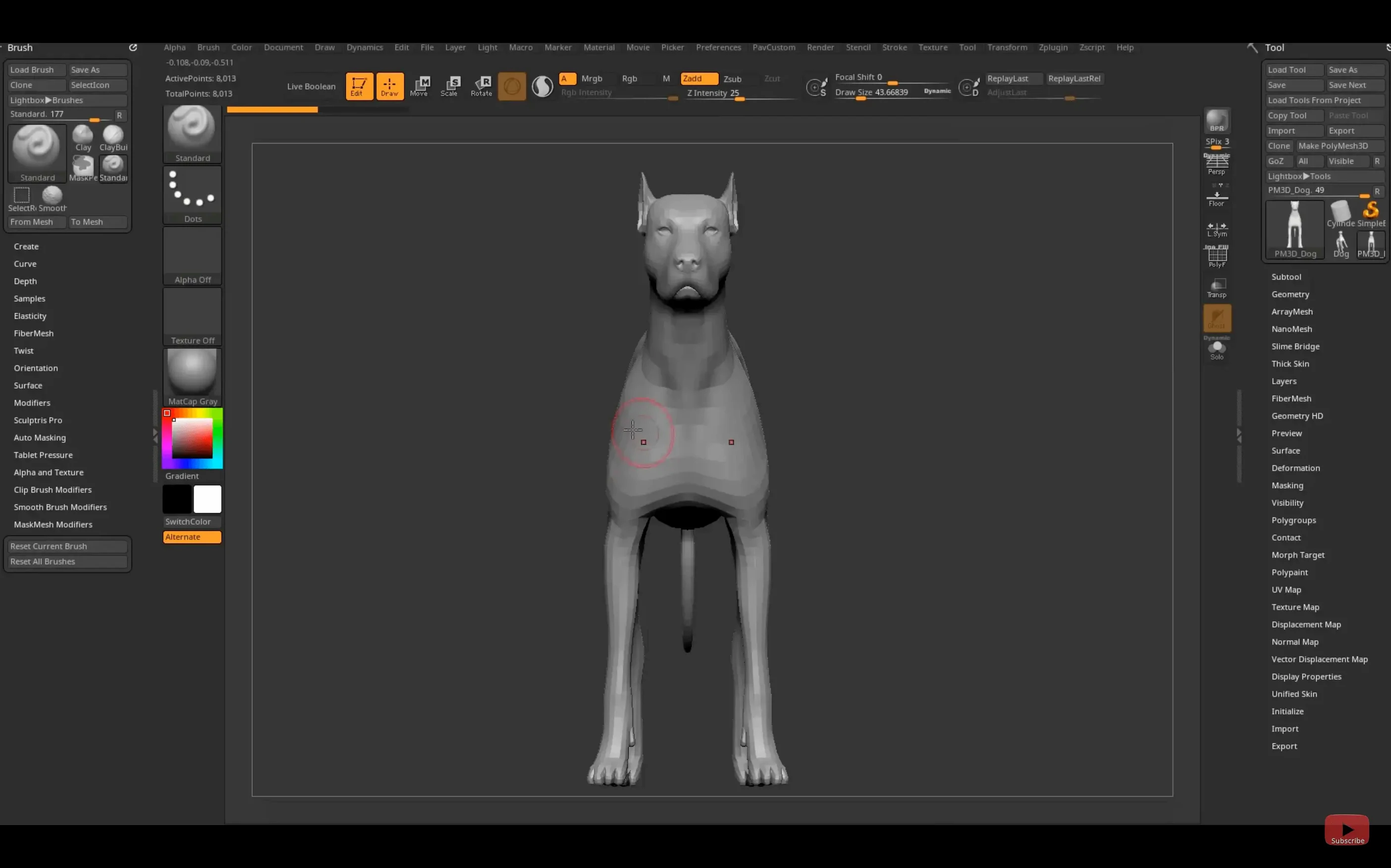 Pixologic Zbrush detail view 2