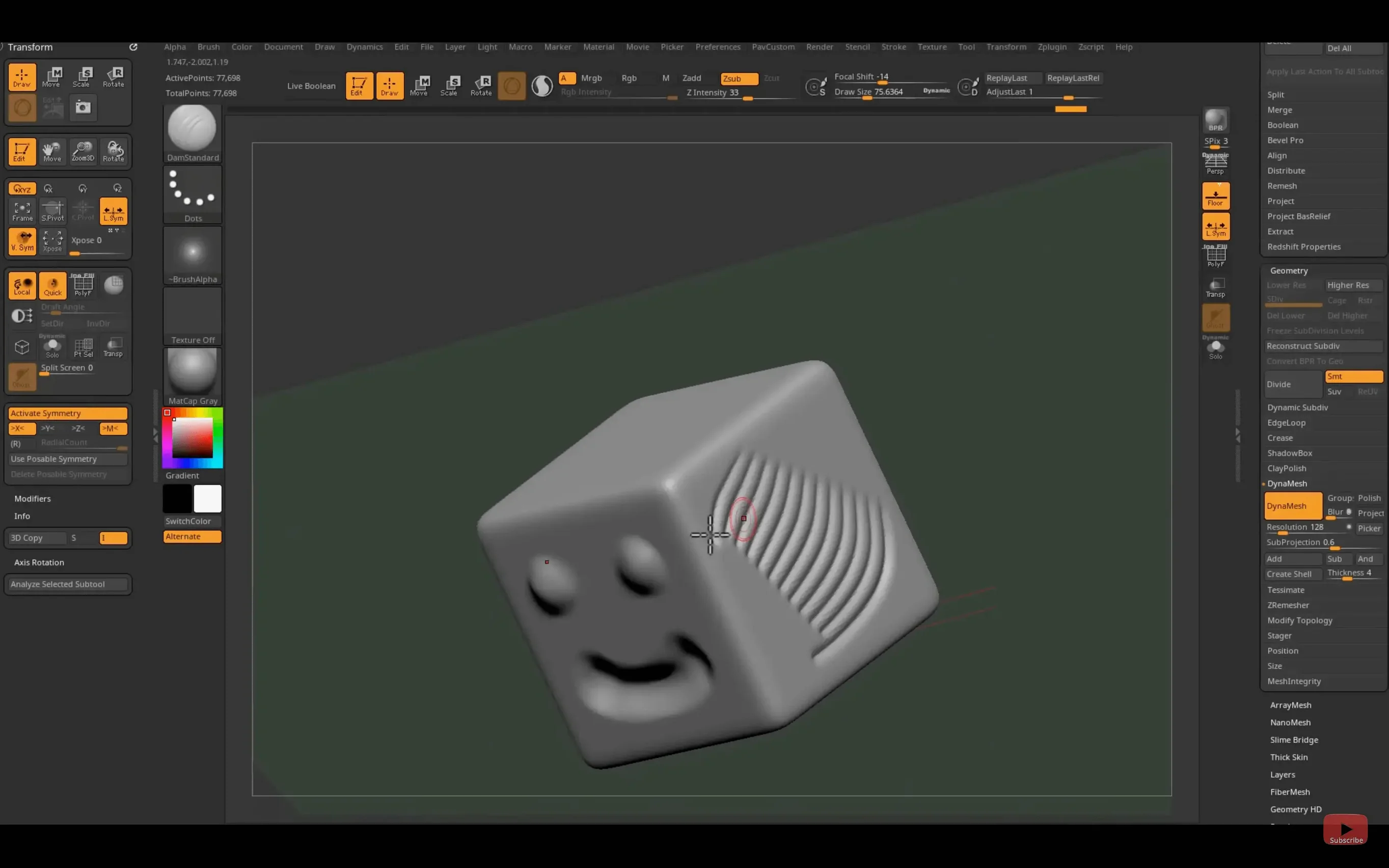 Pixologic Zbrush detail view 3