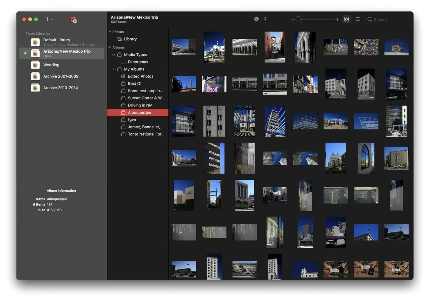 powerphotos — window overview