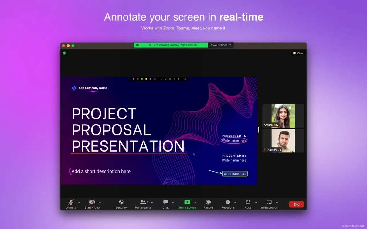 Presentify mode 2