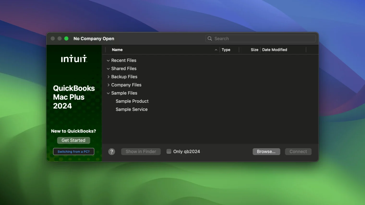 quickbooks mac torrent — window overview