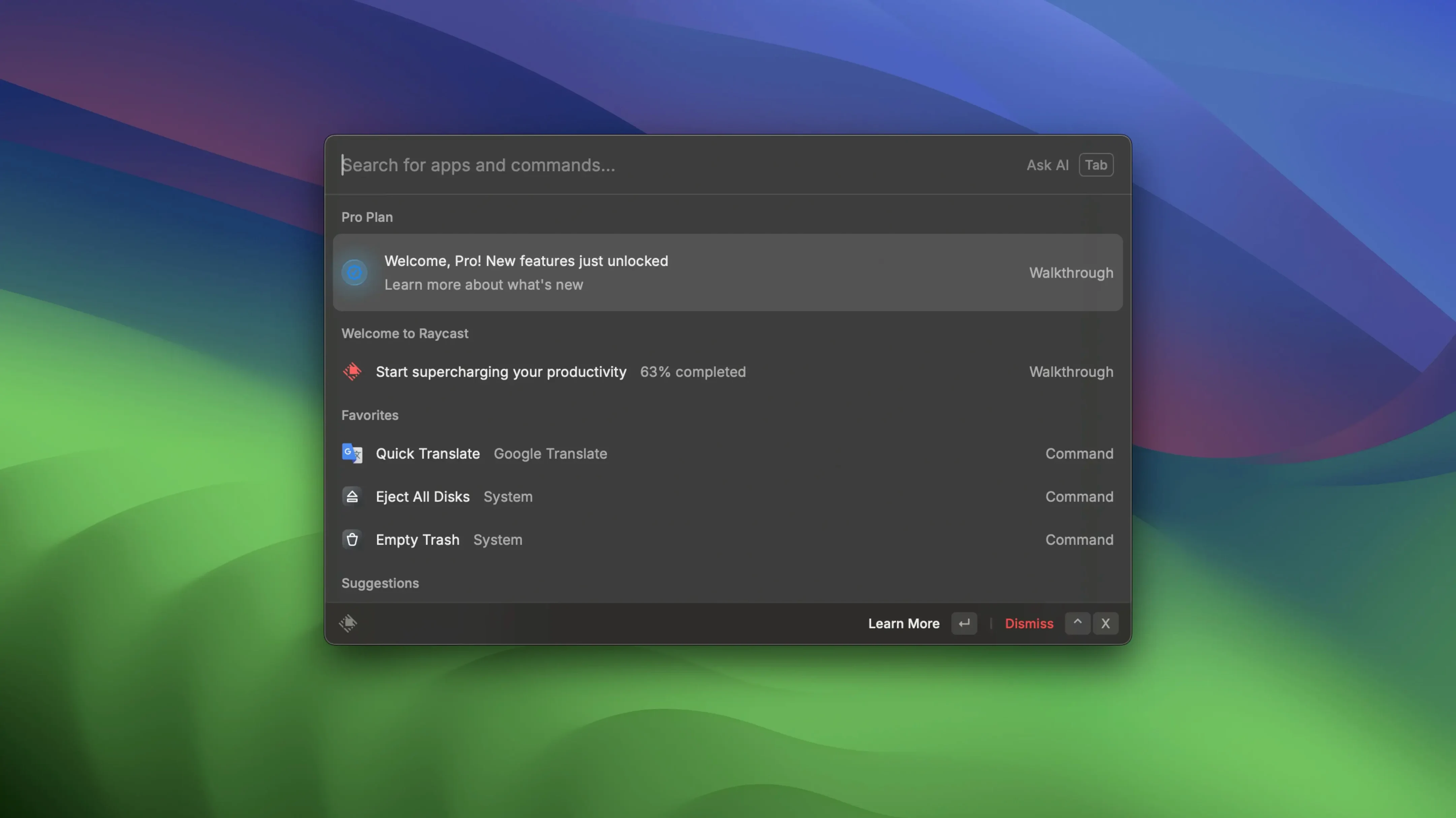 raycast dmg — window overview