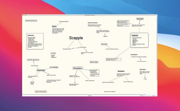 Scapple detail view 4