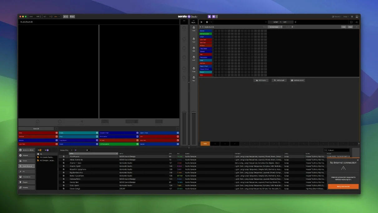 serato studio crack — window overview