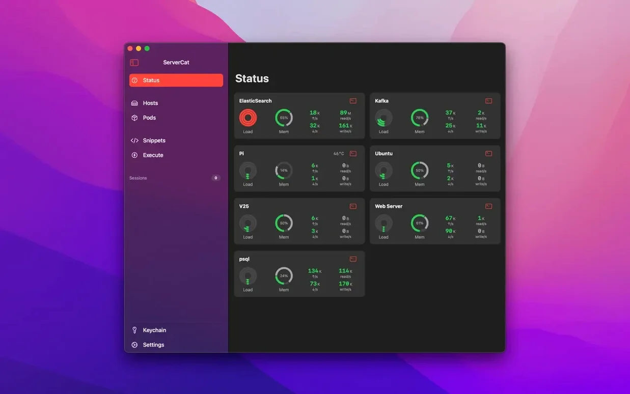 servercat - ssh terminal torrent mac start screen