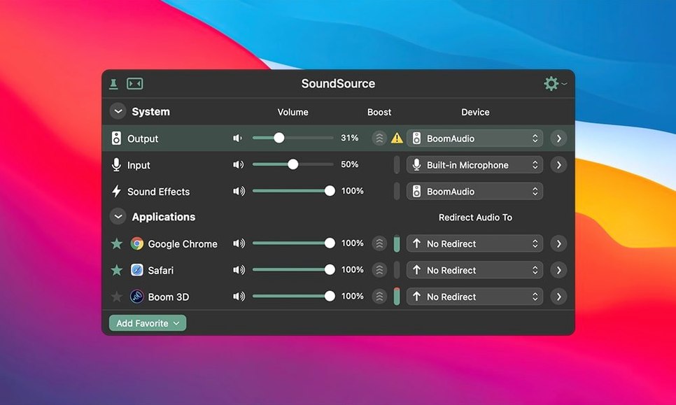 SoundSource mode 2