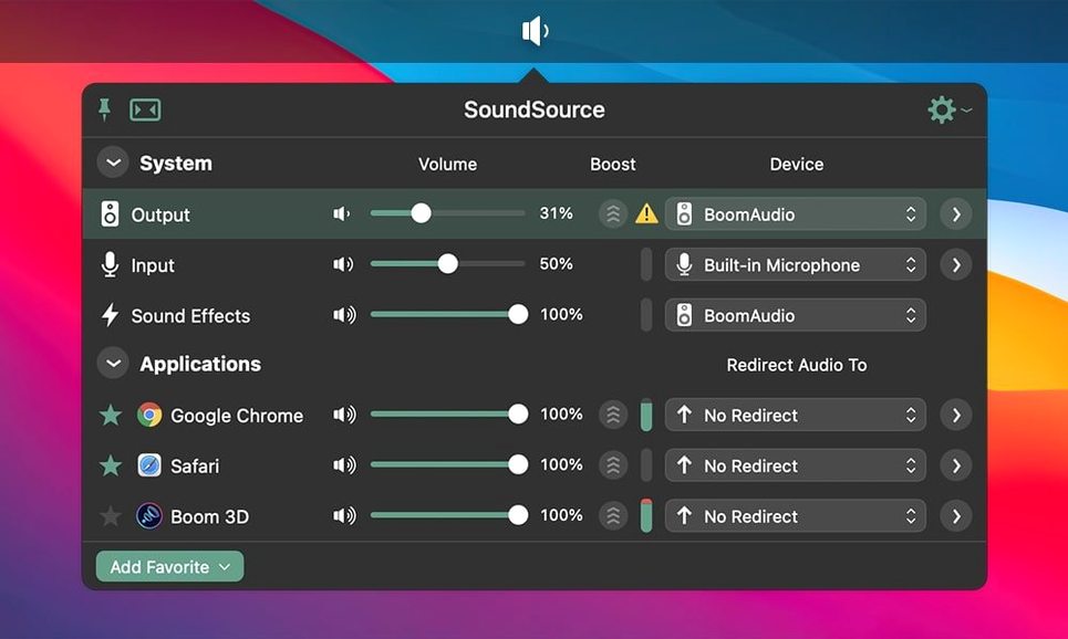 SoundSource mode 4