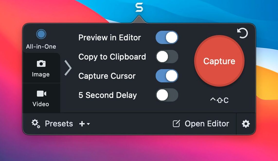 TechSmith Snagit mode 3