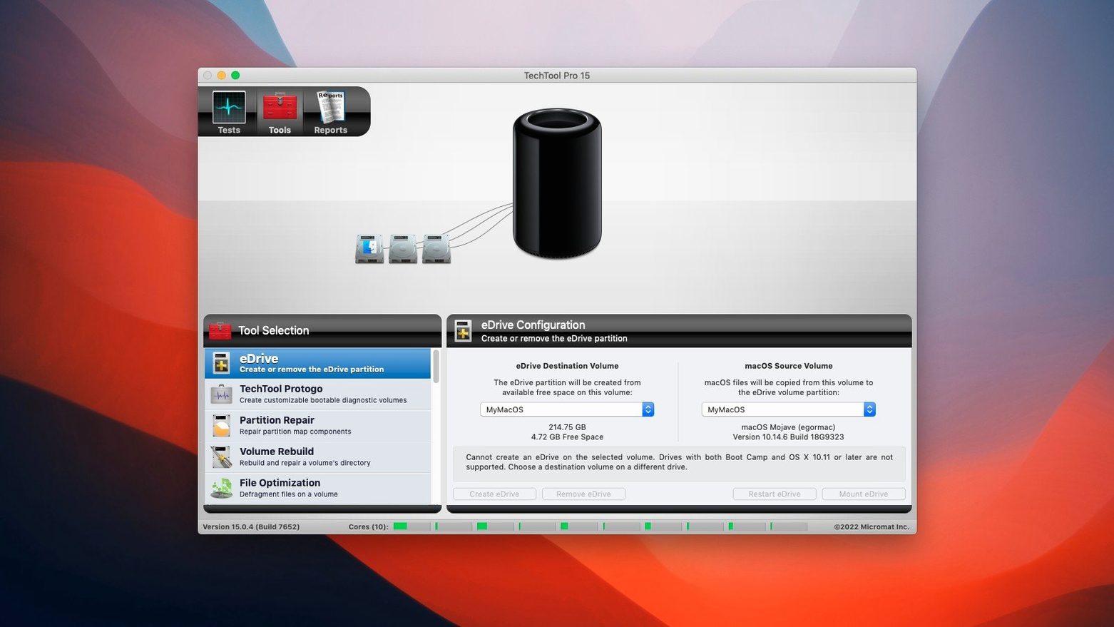 Techtool Pro detail view 2