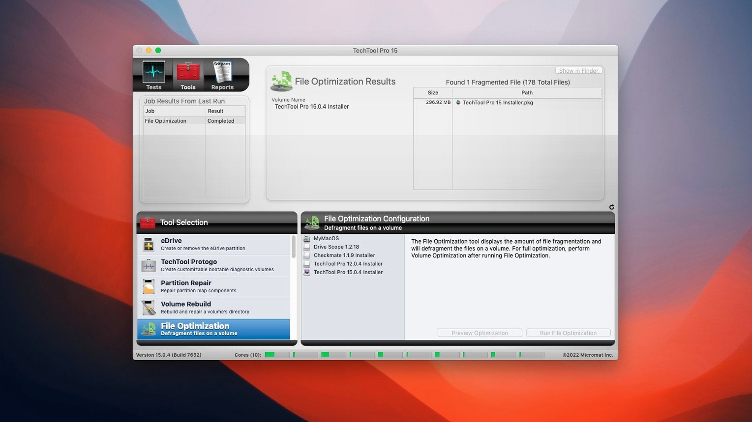 Techtool Pro detail view 4