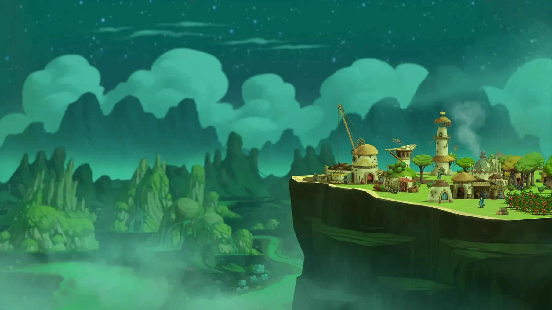 the wandering village mac full version start screen