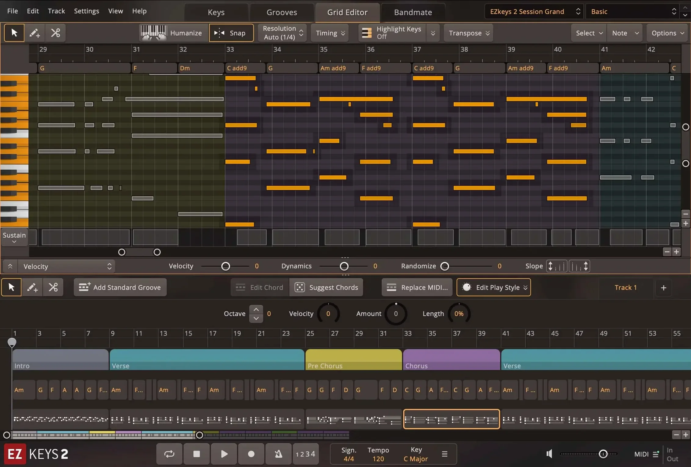 Toontrack EZkeys mode 3