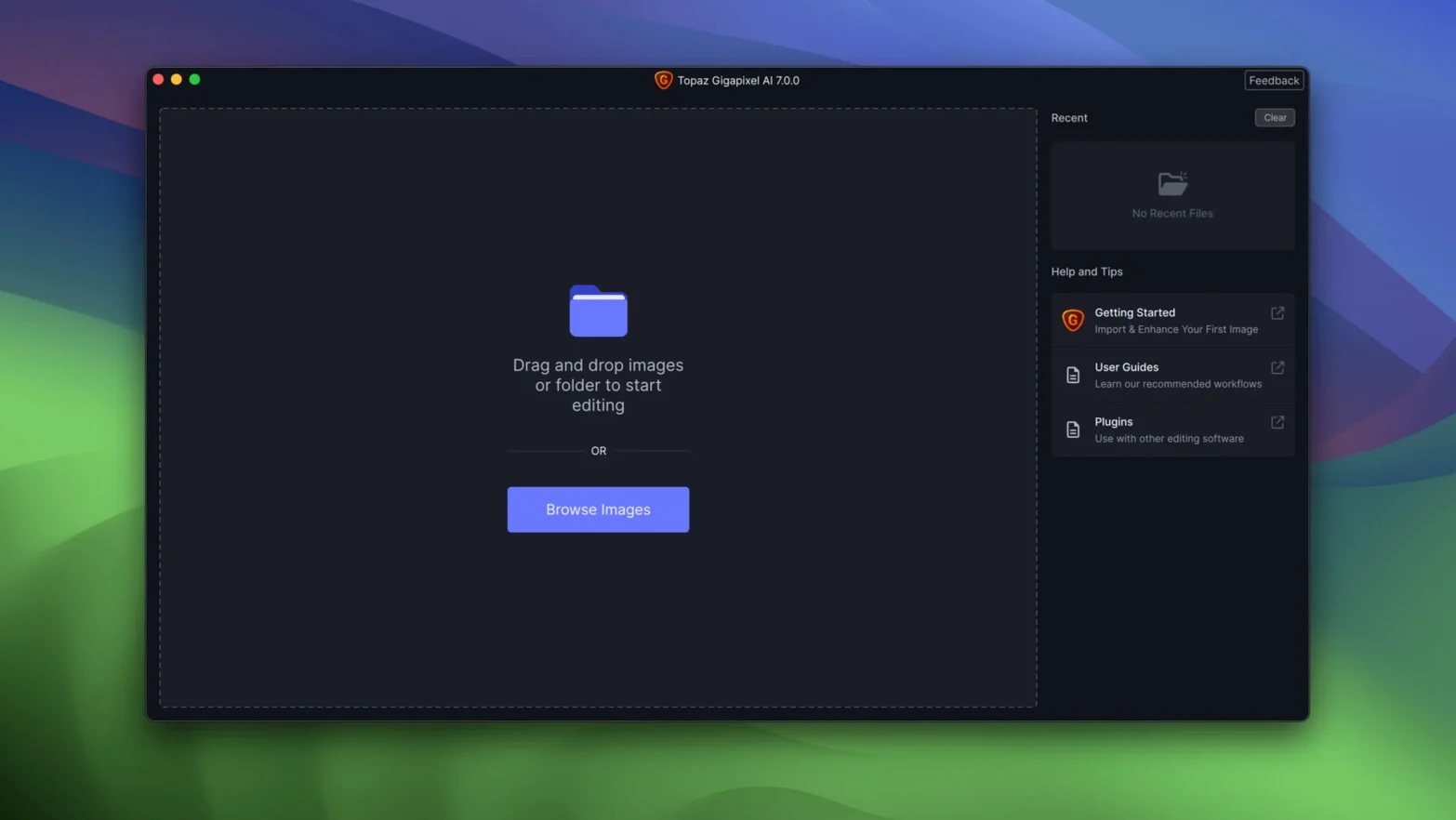 topaz gigapixel mac crack — window overview