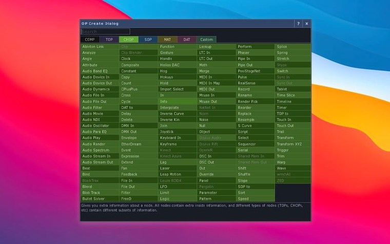 TouchDesigner mode 4