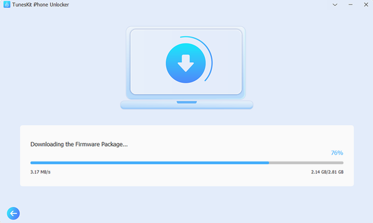 TunesKit iPhone Unlocker mode 3