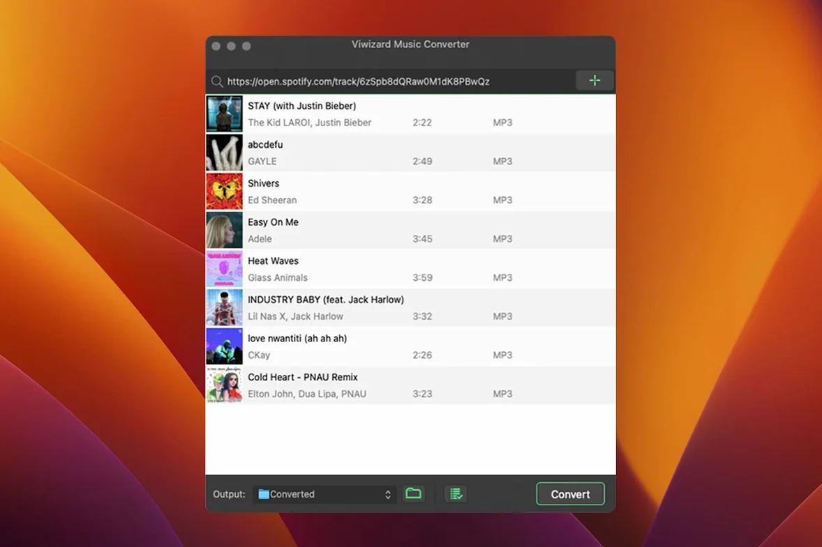 viwizard spotify music converter mod apk — window overview