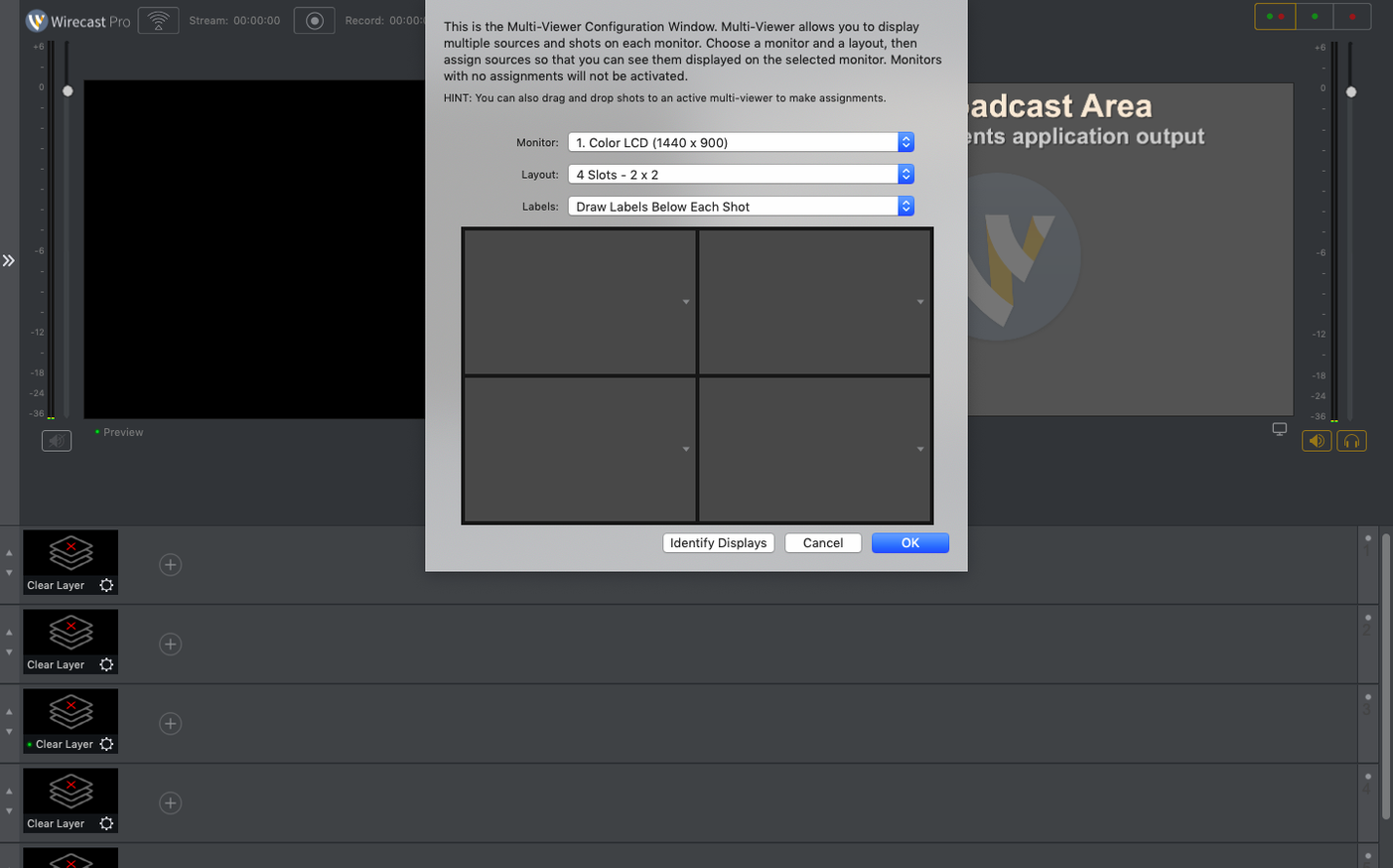 Wirecast Pro detail view 4